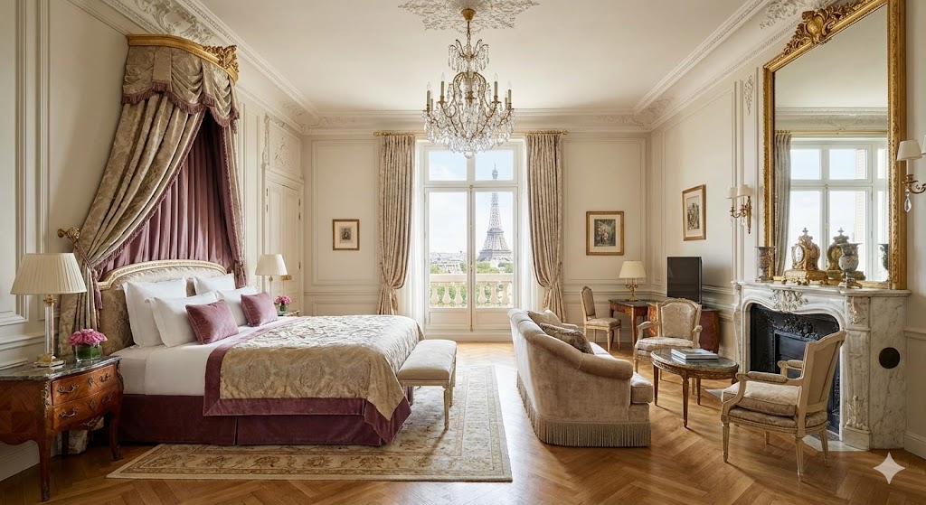 france paris luxury hotel room