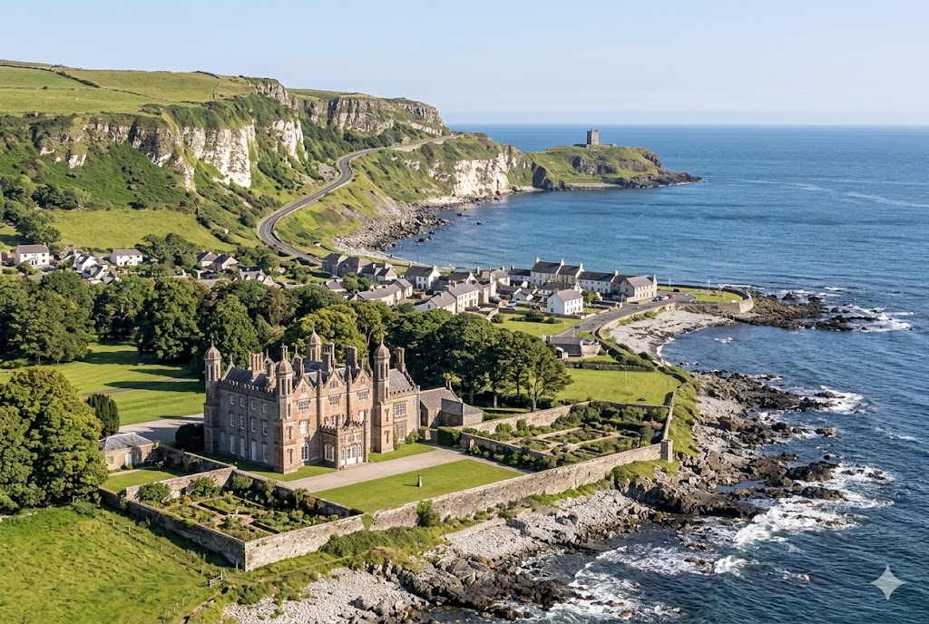 irish castles Glenarm Castle The Coastal Heritage of the Antrim Coast