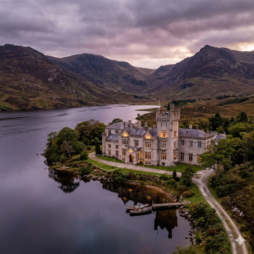 irish castles Lough Eske Castle The Solitude of the Wild Donegal Highlands