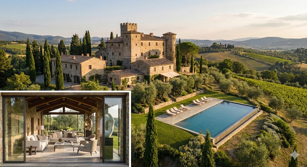 italy umbria Castello di Reschio
