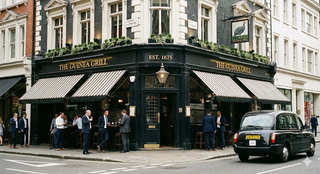 England The Guinea Grill pub Mayfair