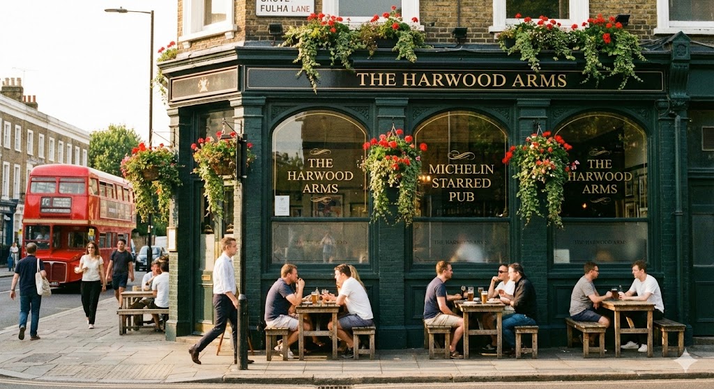 england fulham The Harwood Arms pub