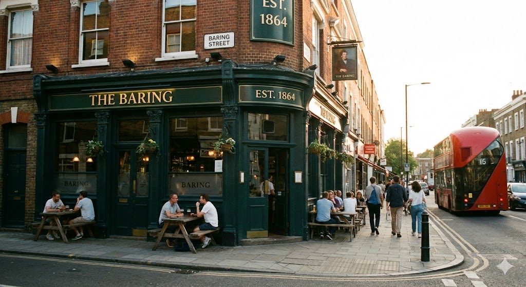 england the baring pub in islington