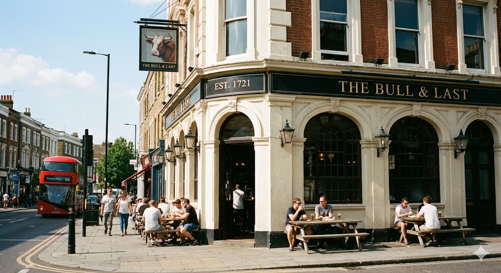 england the bull and Last pub in highgate