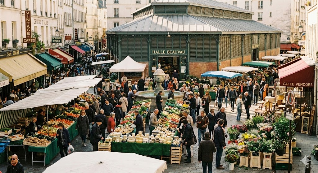 france, paris Marché d'Aligre