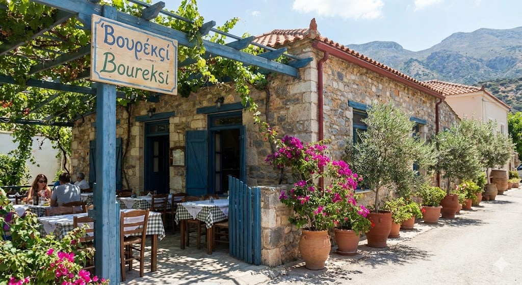 greece Boureksi restaurant in crete