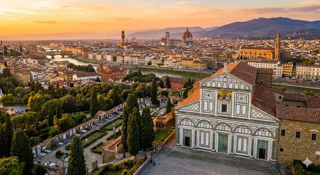 italy florence Abbazia di San Miniato al Monte.