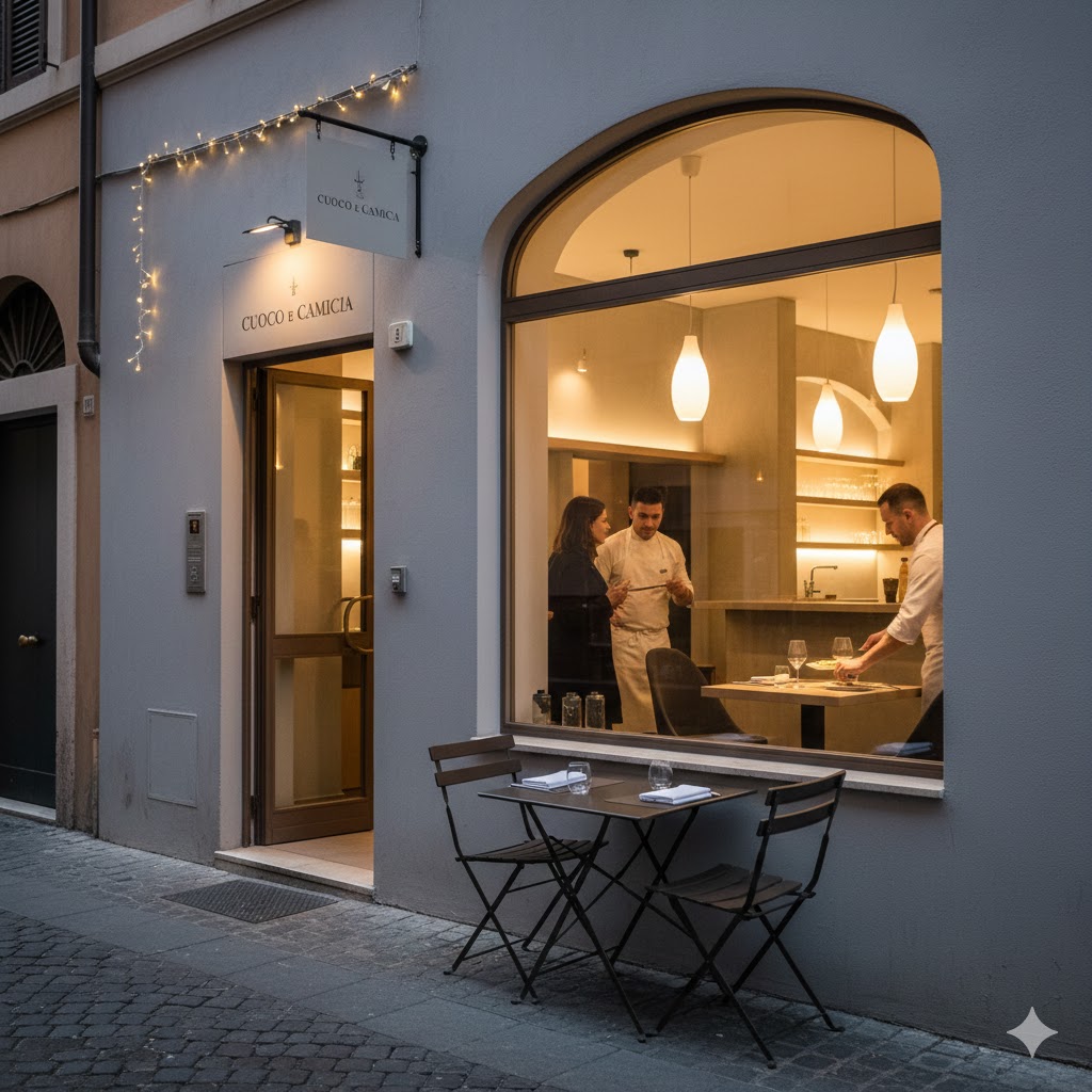 italy rome Cuoco e Camicia restaurant