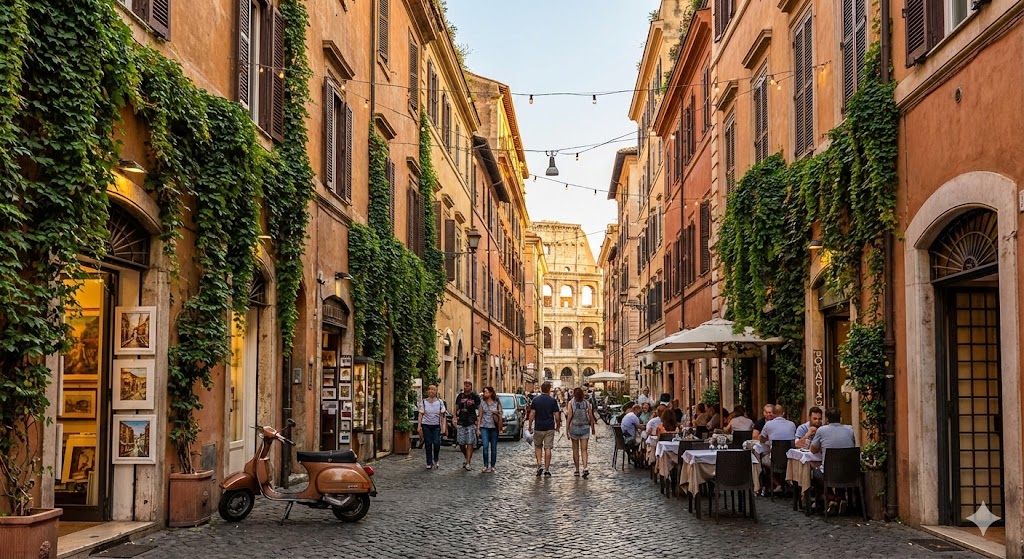 italy rome Monti neighborhood