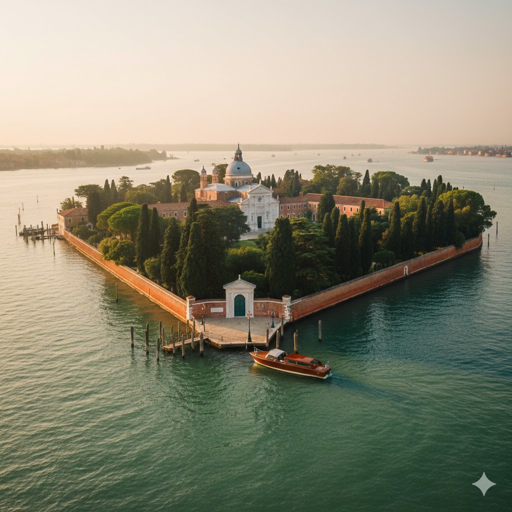 italy venice make me an image of San lazzaro degli armeni a sanctuary of culture and Knowledge