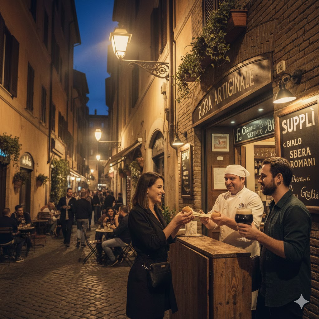 rome, trastevere street