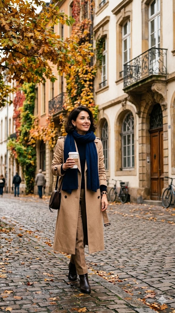 autumn dressing in Rome
