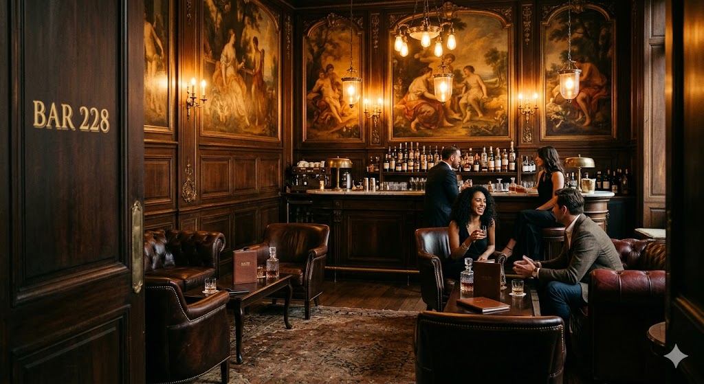 paris Bar 228 is like entering a 19th-century salon reimagined for the modern aristocra