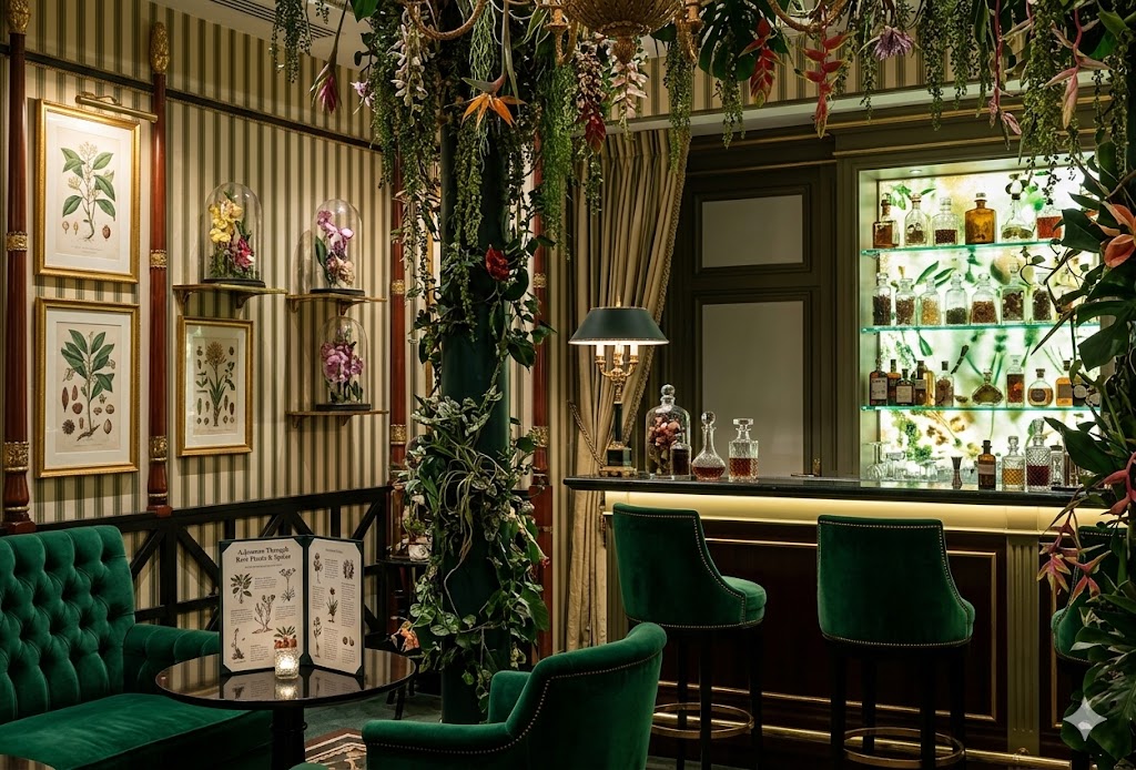paris Bar Botaniste celebrates a passion for botany. The menu is a journey through rare plants and spices,