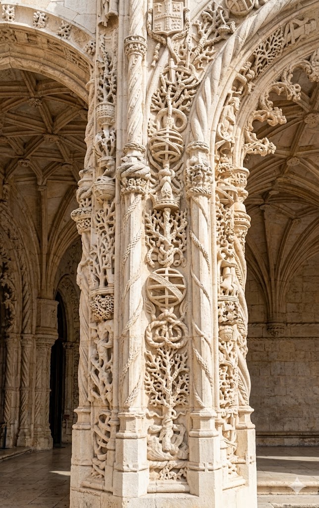 portugal Jerónimos Monastery, a Manueline masterpiece of stone lace