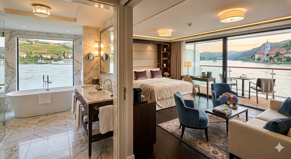 river cruise interior space
