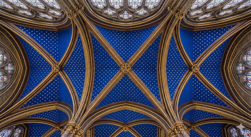 rome Blue Vaults of Santa Maria Sopra Minerva