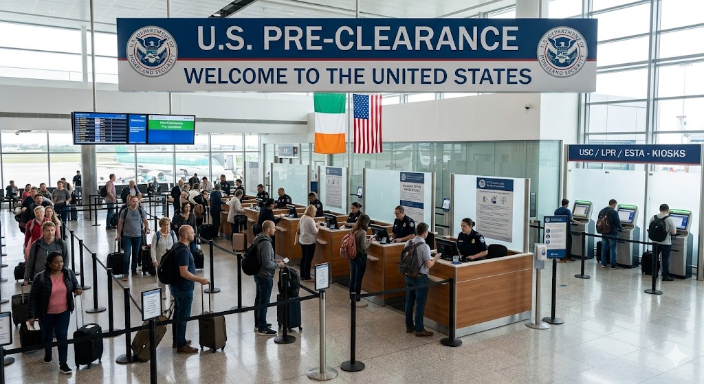 airport pre clearance area
