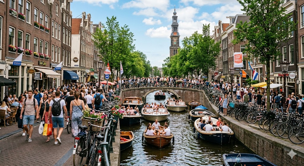 amsterdam crowded in June