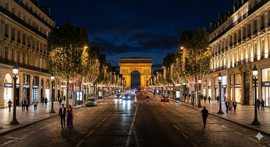 paris champs de elysees