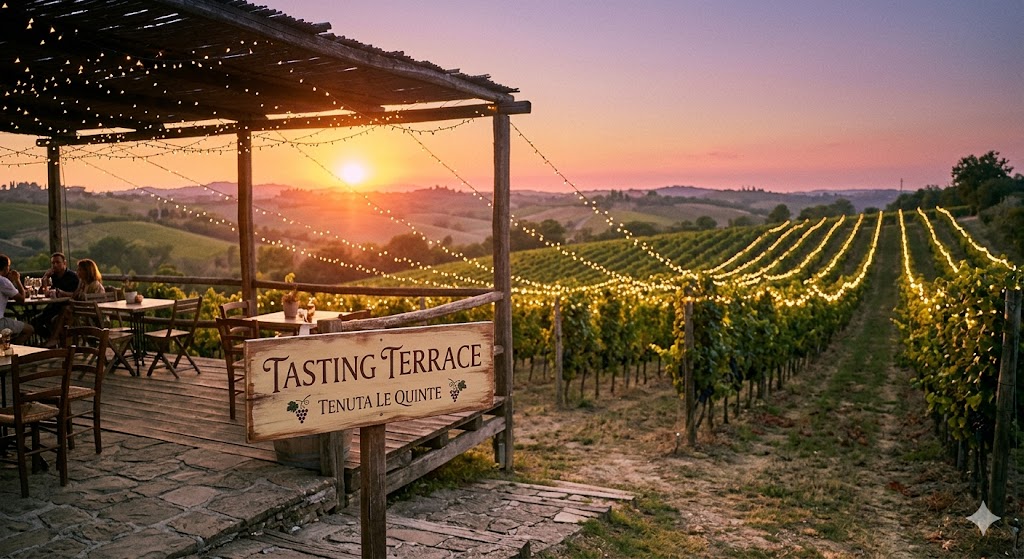 romae Tenuta Le Quinte during the golden hour