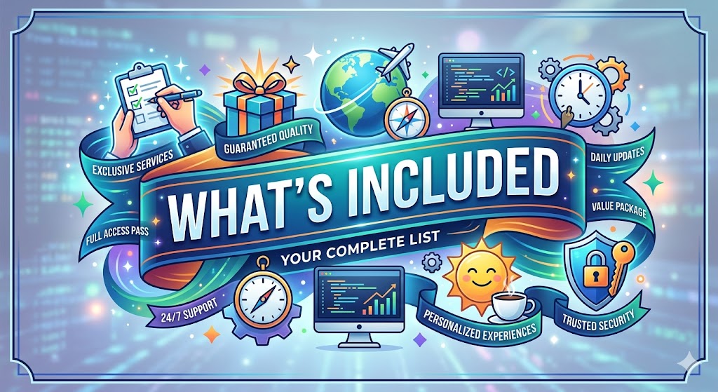 what's included banner