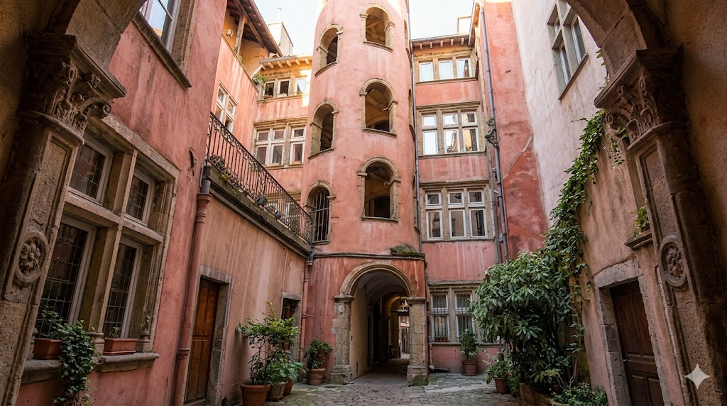 hidden traboules of vieux-lyon