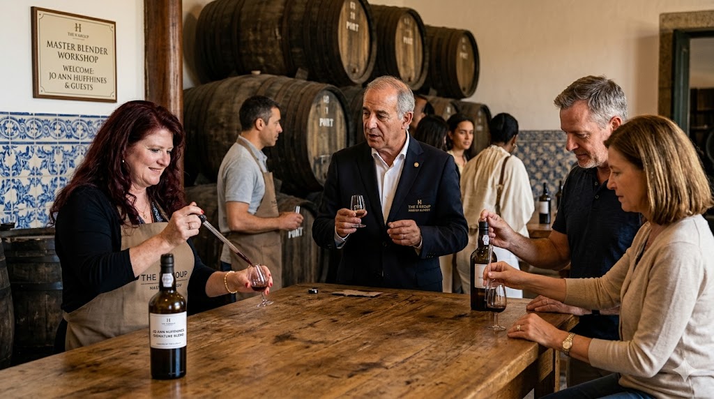 portugal private workshop with a Master Blender You will have the opportunity to create your own Port blend and a couple at the workshop