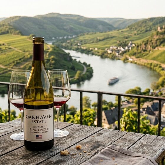 american vineyard on a wine cruise