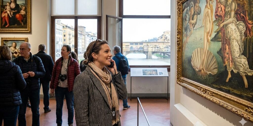florence women at Uffizi
