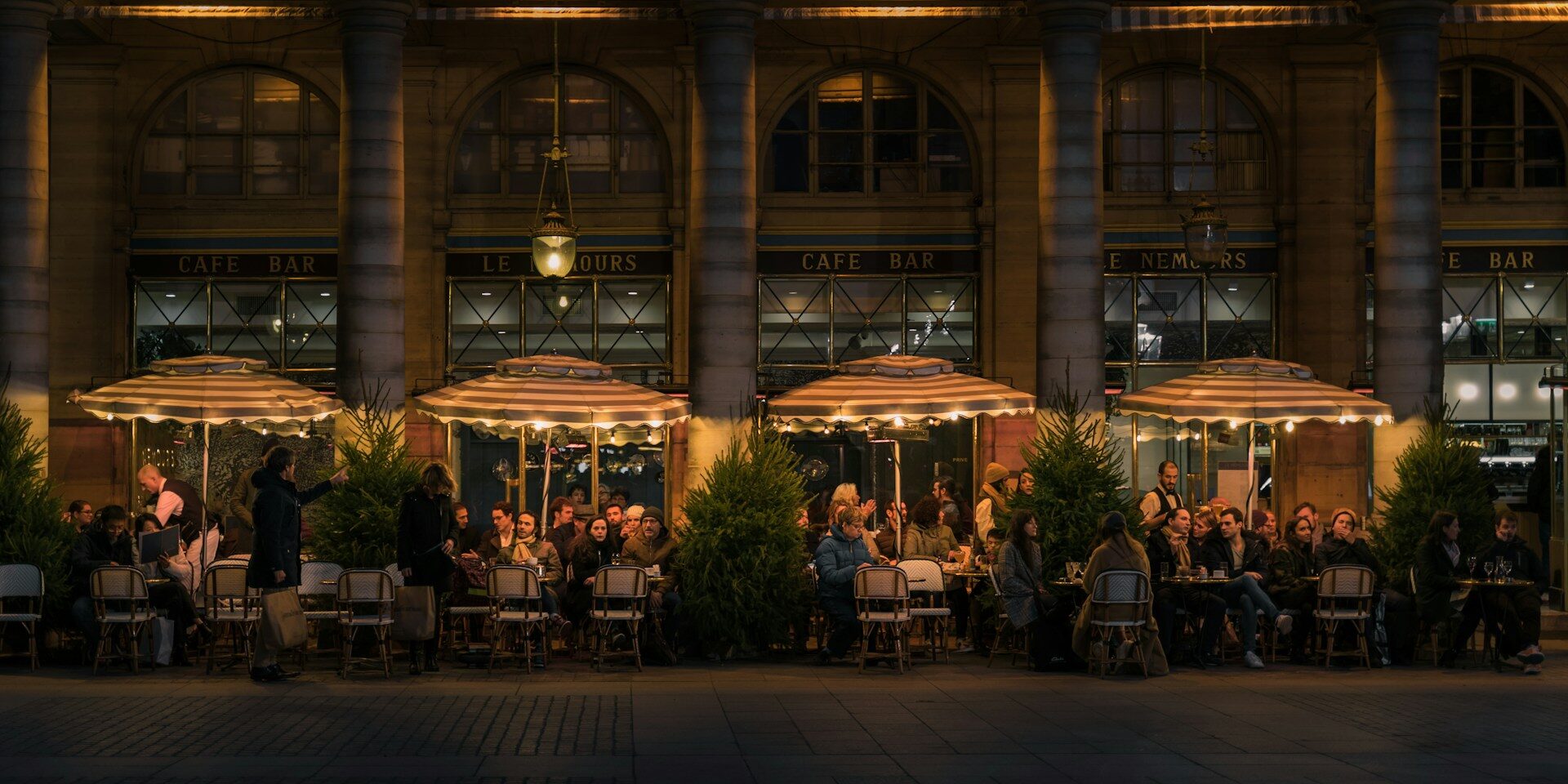 france, paris cafe scene at night 1 from unsplash