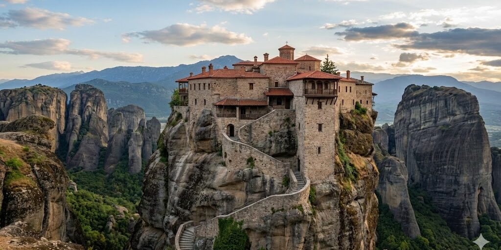 greece Holy Trinity Monastery (Agia Triada)