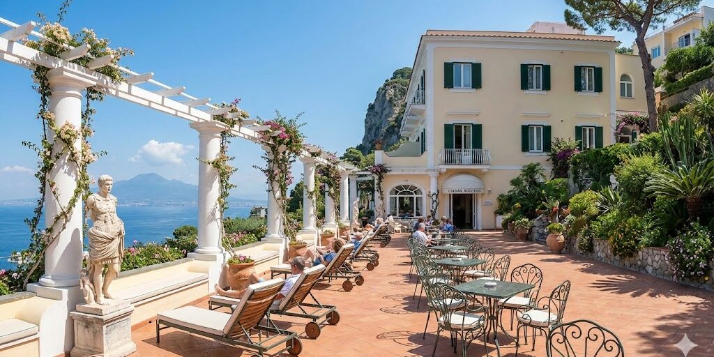 italy Caesar Augustus Hotel Anacapri, Capri