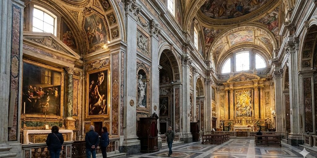 italy rome San Luigi dei Francesi caravaggio paints