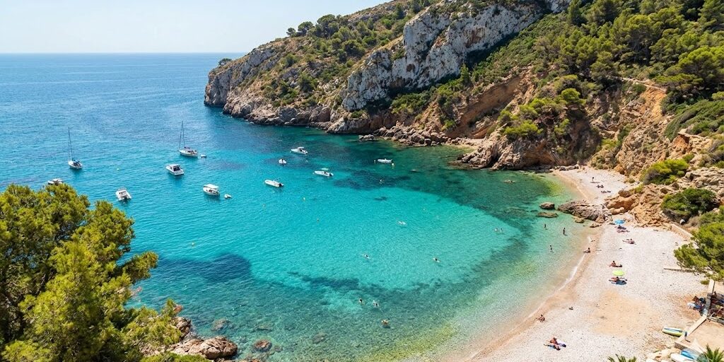 spain cala granadella beach