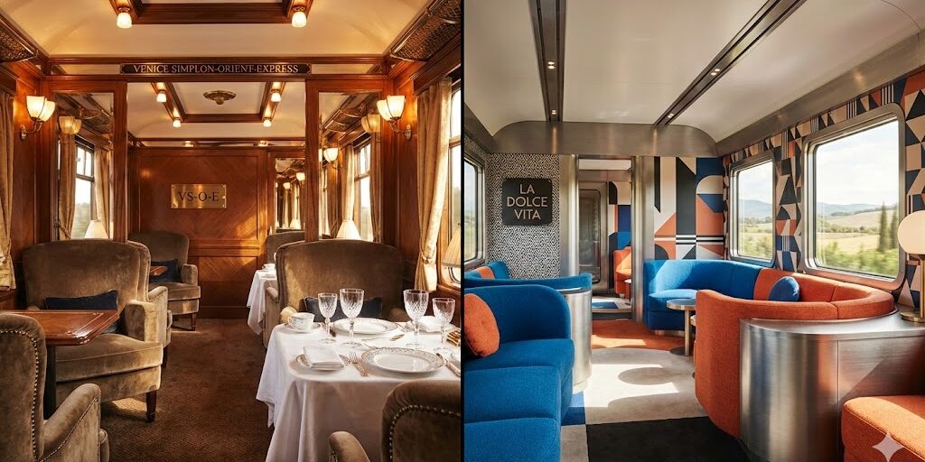 train 2 luxury trains 1